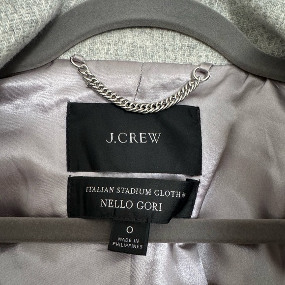 J. Crew wool stadium coat - size 0 - Picture 2 of 3